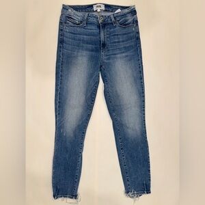 PAIGE Women's Light Blue Skinny Jeans